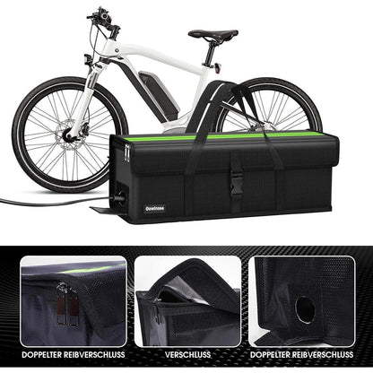 Feuerfeste Ebike Akku Tasche Groß (L) – Sicherer Transport & Lagerung
