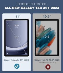 Schwarze TiMOVO Hülle für Samsung Galaxy Tab A9+ 11 Zoll