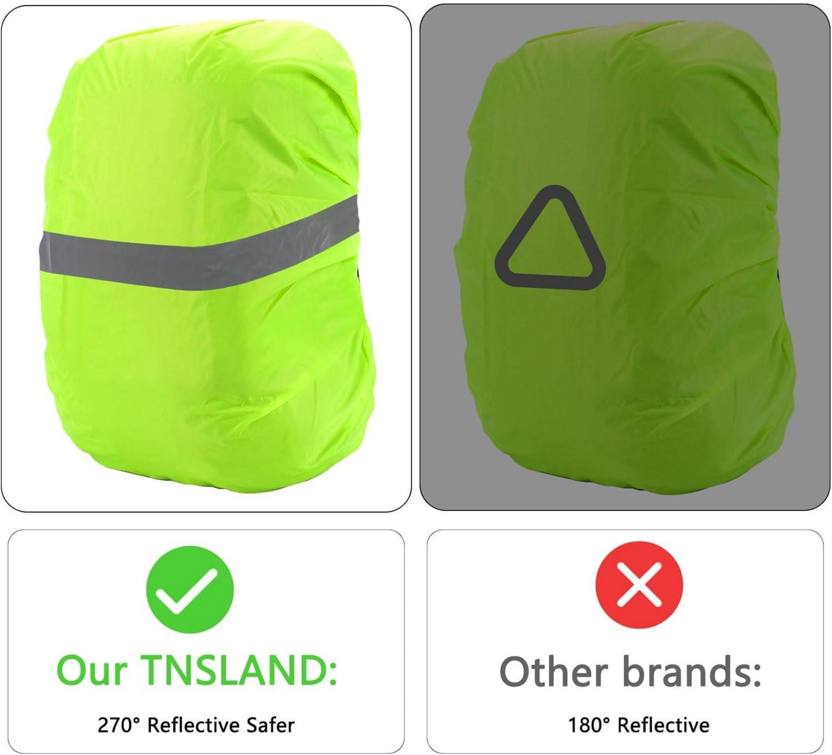 Regenschutz Schulranzen Rucksack 18-25L Reflektor Wasserdicht029fluoreszierend