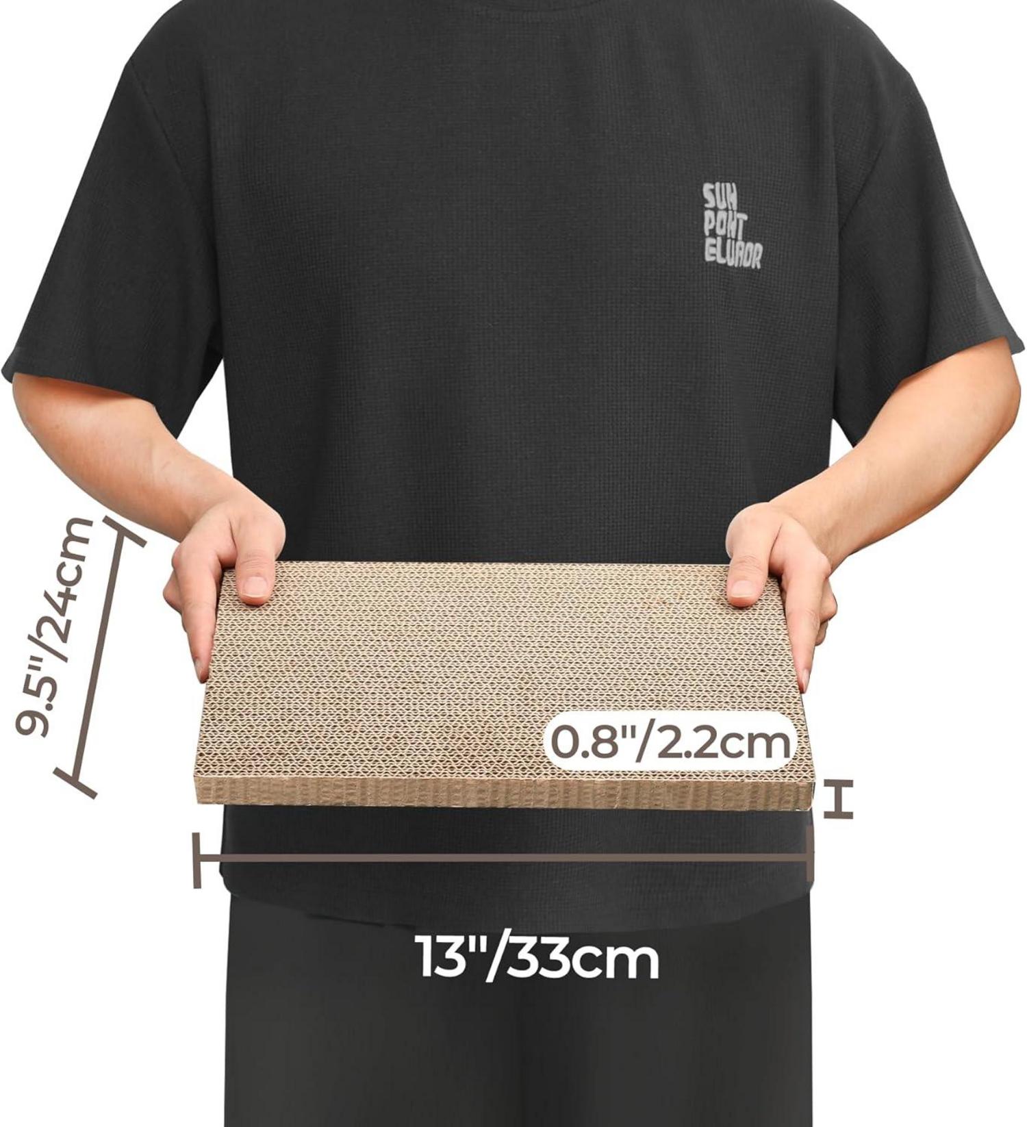 Katzenkratzbrett 5 Schichten Design Wellpappe Reversible Mittel-5er-Set