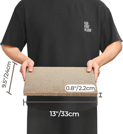 Katzenkratzbrett 5 Schichten Design Wellpappe Reversible Mittel-5er-Set