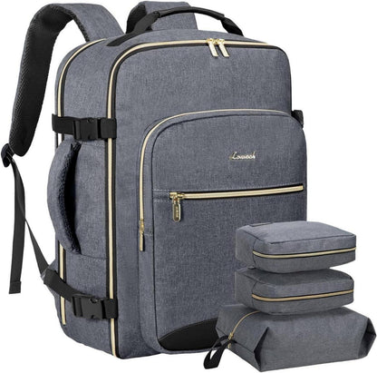Handgepäck Rucksack für Damen 40L Wasserdicht inkl. Laptopfach