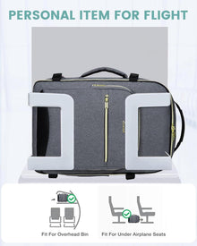 Wasserdichter 40L Reiserucksack für Damen mit Laptopfach