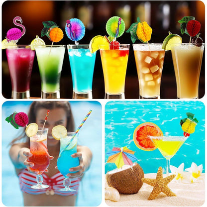 Cocktail Deko 150 Stück Party Zubehör Cocktail Dekorationen