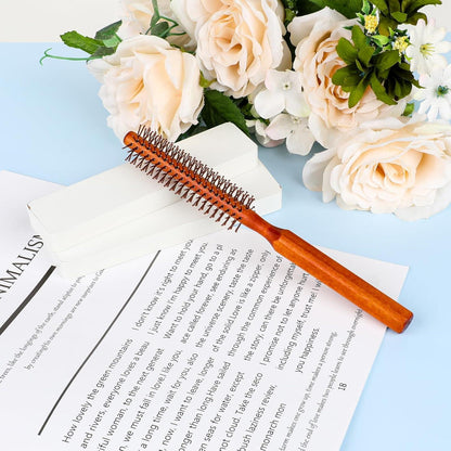Small Round Hair Brush for Volume and Curls, 1 inch Diameter