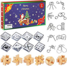 Adventskalender 2024 Knobelspiele Weihnachtskalender Set Kinder Jungen