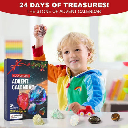 Adventskalender 2024 für Kinder Kristalle 24 Stück