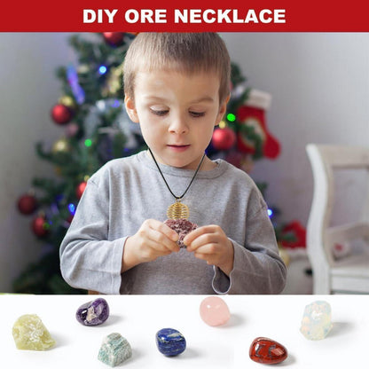 Adventskalender 2024 für Kinder Kristalle 24 Stück