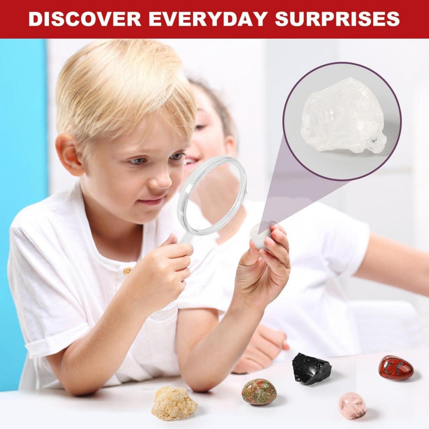 Adventskalender 2024 Kinder Kristalle Weihnacht Countdown Kalender 24 Stück Edelstein Achat Mineralien Jungen Mädchen Harz