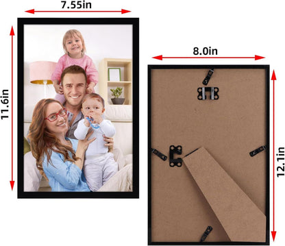 Schwarzer Bilderrahmen 20x30 cm - Modernes Fotorahmen für