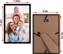 Schwarzer Bilderrahmen 20x30 cm - Modernes Fotorahmen für