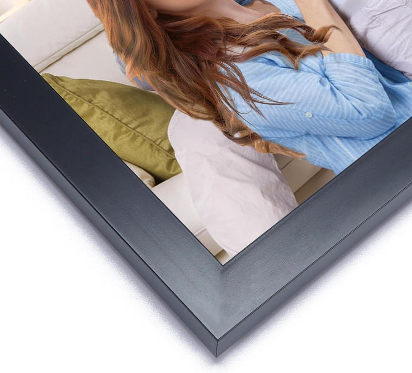 Bilderrahmen Schwarz 20x30 cm Modernes Design Fotorahmen Wand Tisch Display