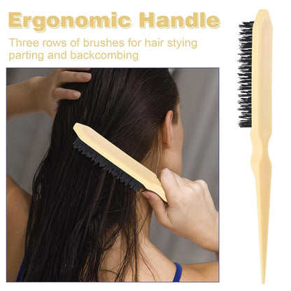 Haarbürste Entwirrbürste für Naturhaar Afro Lockiges Haar 3a bis 4c 4-teiliges Set