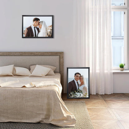 4er A3 Schwarz Bilderrahmen Set Vintage 30x42 cm Plexiglas