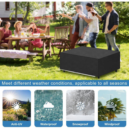 Wetterfeste Tischgrill Abdeckung 60x45x25cm, Wasserdicht & Winddicht