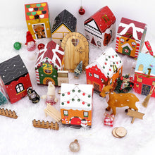 Adventskalender Kinder DIY Häuser 24 Boxen Tüten