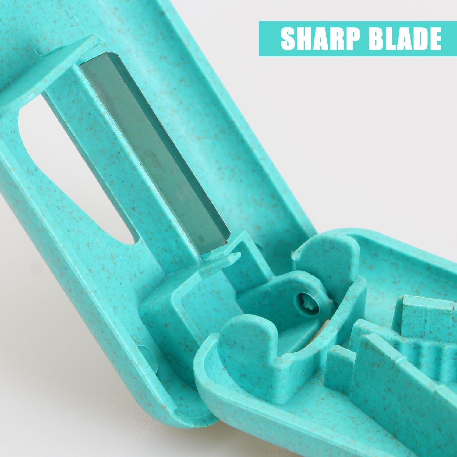 Tragbarer Pillenteiler mit Aufbewahrungsfach und scharfen Klingen