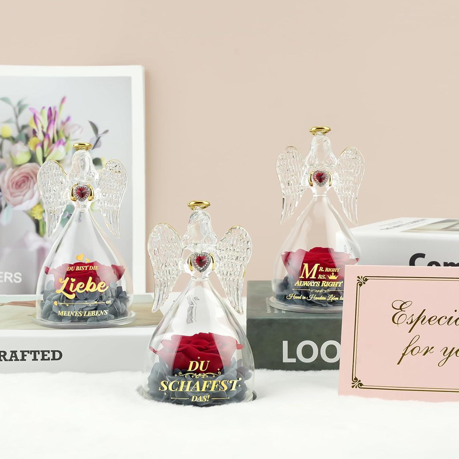 Ewige Rose Engel Geschenk Partner Hochzeit Valentinstag Weihnachten
