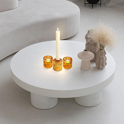 Kerzenständer Glas 3er Set Teelicht Stabkerzen Bernstein modern elegant neu