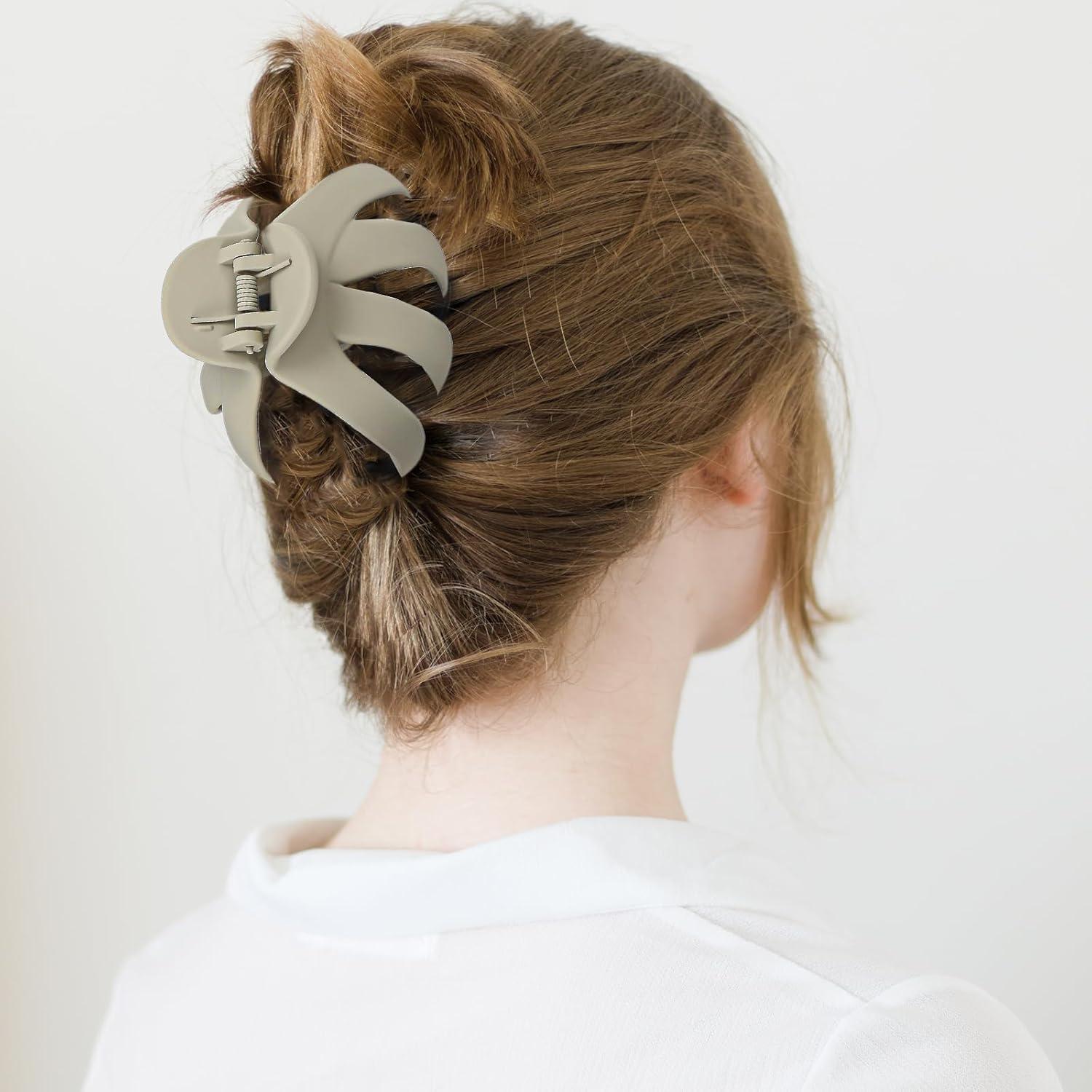 Octopus Haarspangen Set für dickes lockiges Haar - 5er Hair Claw Clips