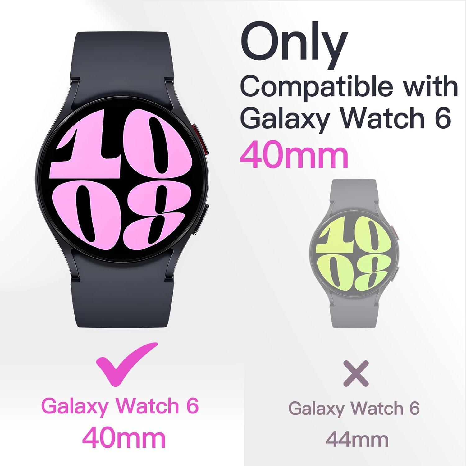 Schutzhülle mit Schutzfolie für Samsung Galaxy Watch 6