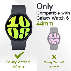 Schutzhülle mit Schutzfolie Samsung Galaxy Watch 6 44mm Gold