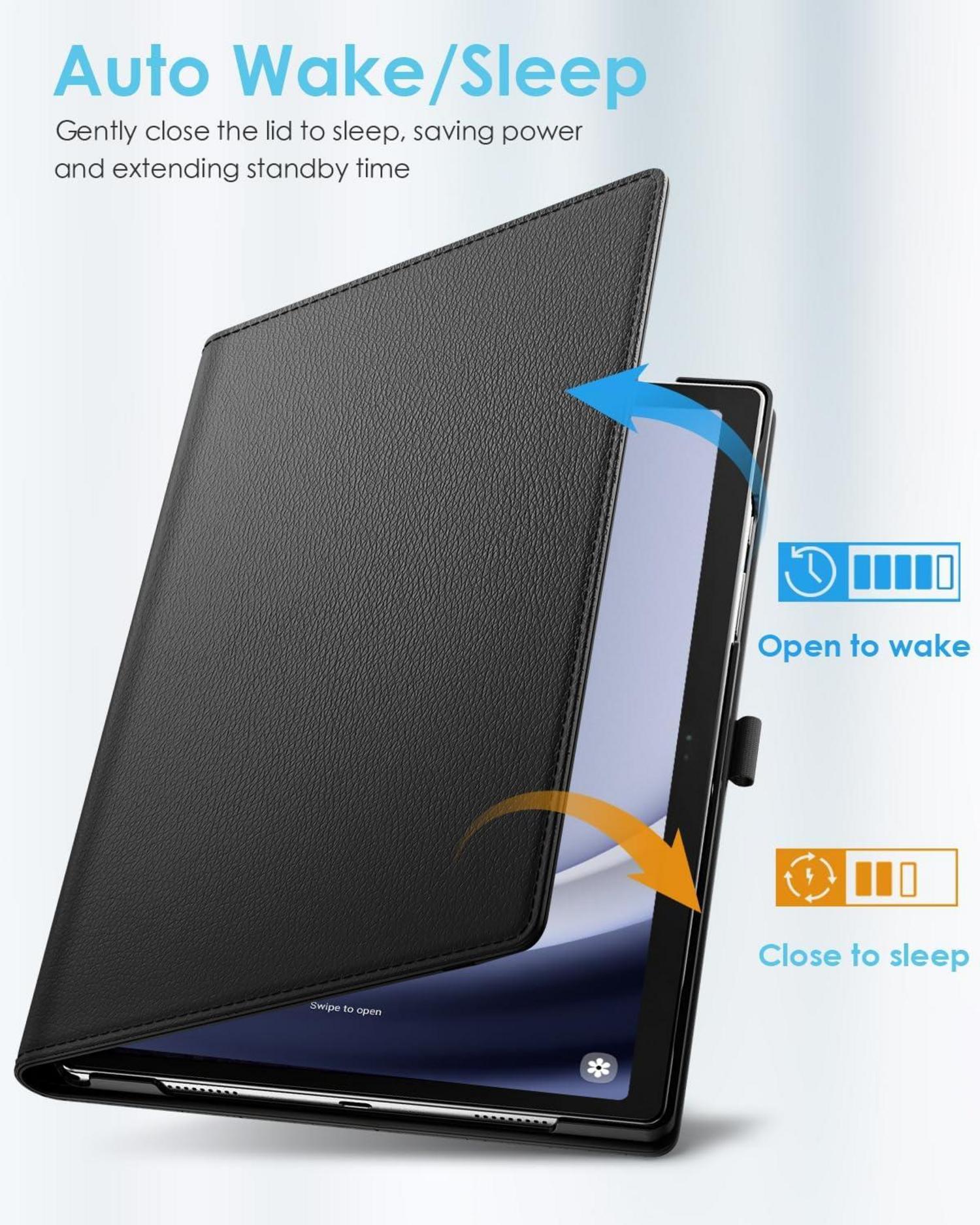 TiMOVO Drehbare Hülle Samsung Galaxy Tab A9+ 11 Zoll 2023, Auto Schlaf