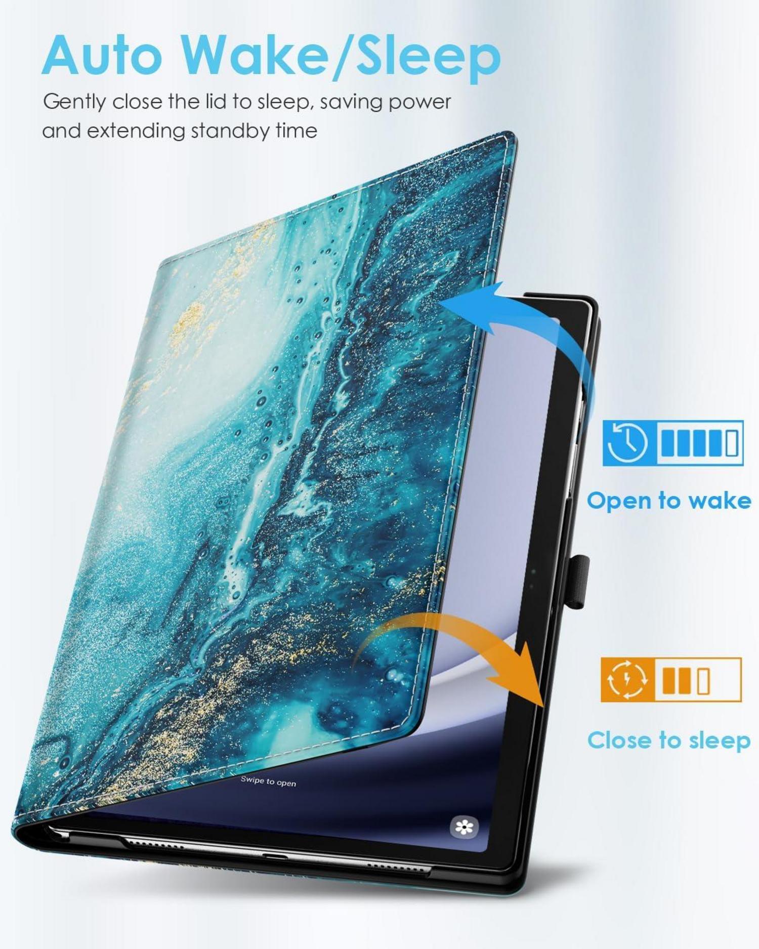 TiMOVO Drehbare Hülle für Samsung Galaxy Tab A9+ Plus 11 Zoll 2023 - 90 Grad