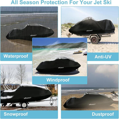 Wasserdichte Bootsplane 420D Oxford Gewebe für Jetski Boote 292-305CM