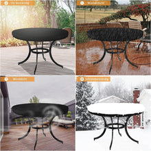 Dokon Tischplatte Abdeckung Ø62x10cm Wasserdicht Winterfest