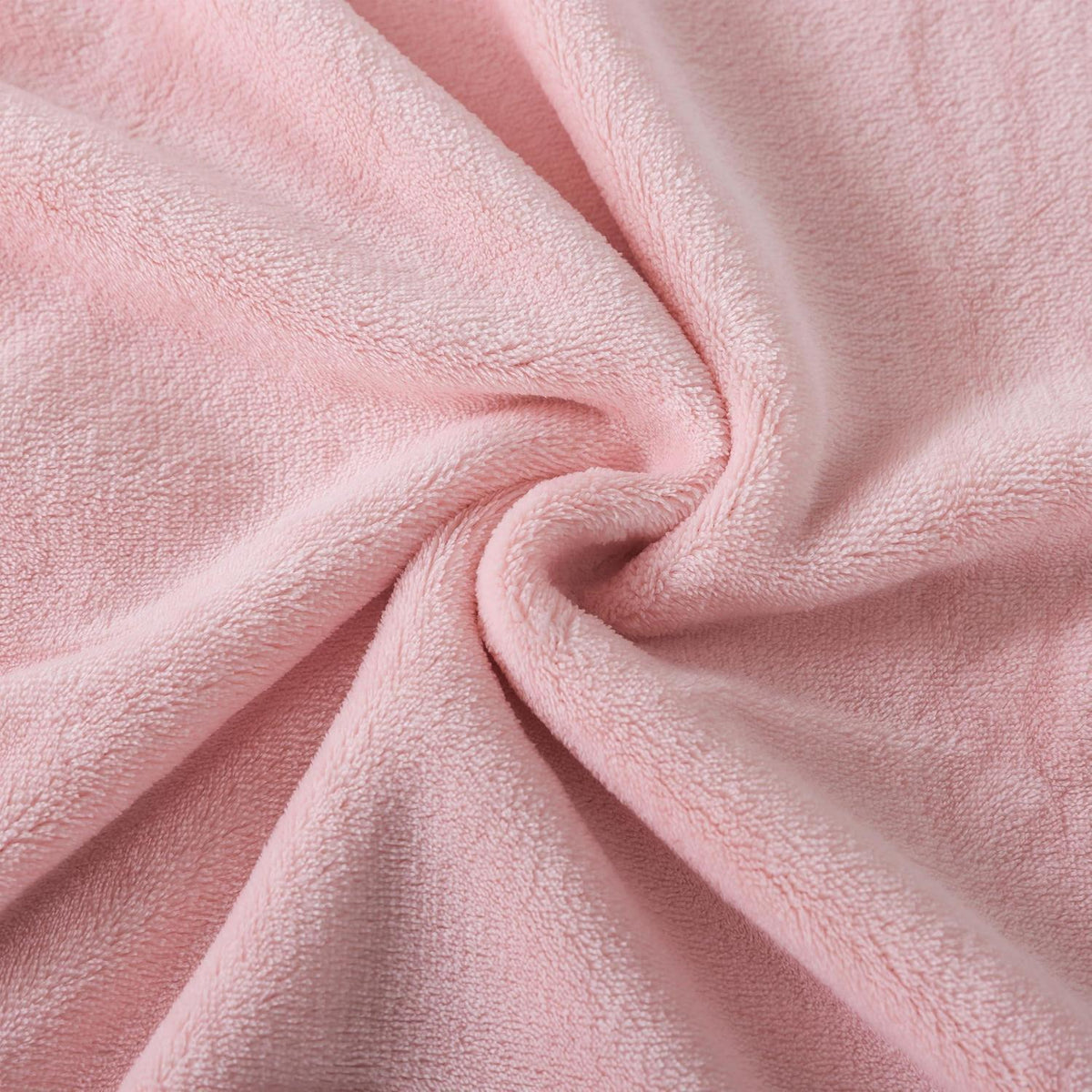Flauschige Bettwäsche 135x200 cm Rosa - 2tlg. Winter Biber Set