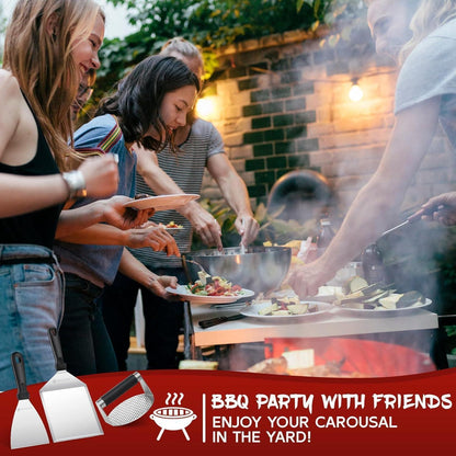 SchwabenBurger Burger Set XL Plancha Spachtel Burgerpresse