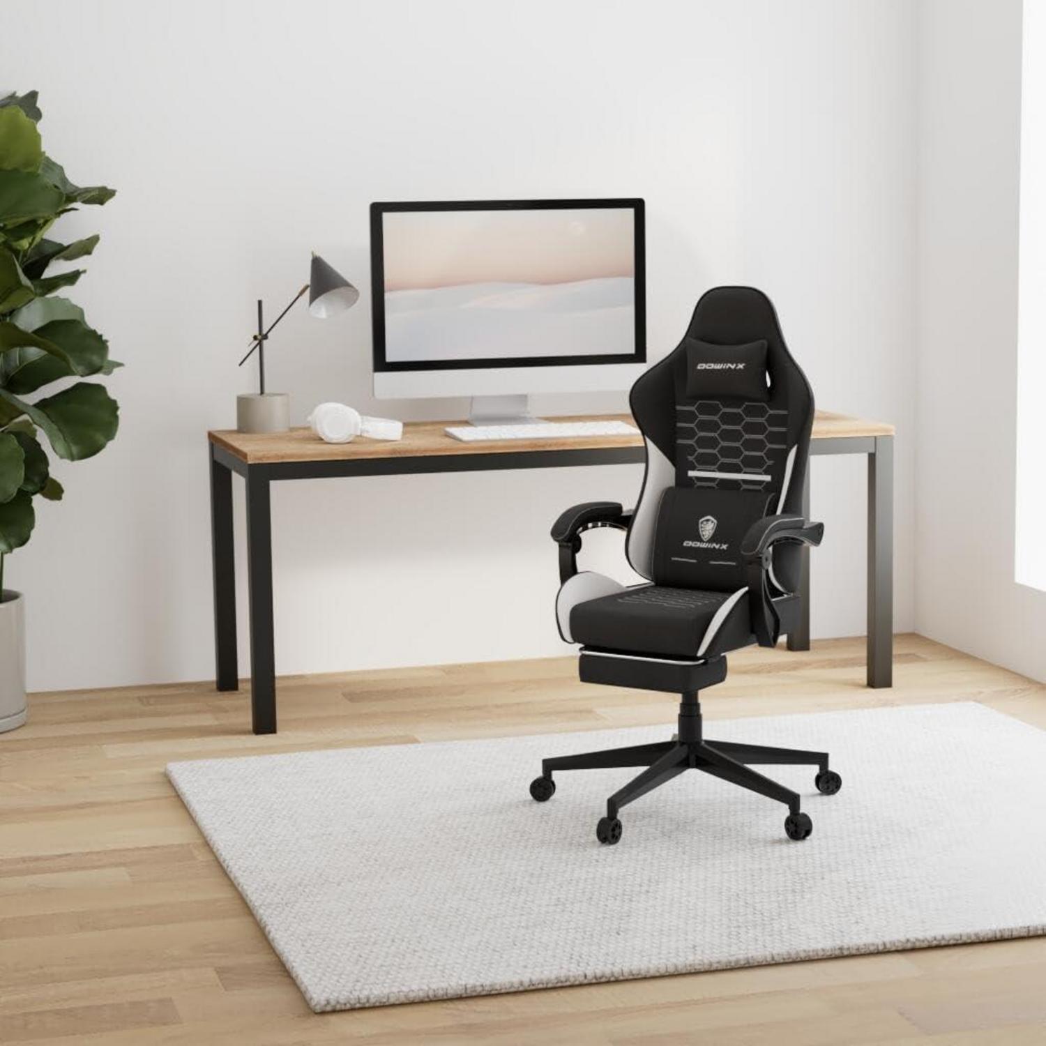 Dowinx Gaming Stuhl Bürostuhl mit Massage Kopfstütze