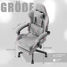 Dowinx Gaming Stuhl Bürostuhl Stoff Tasche Frühling Kissen