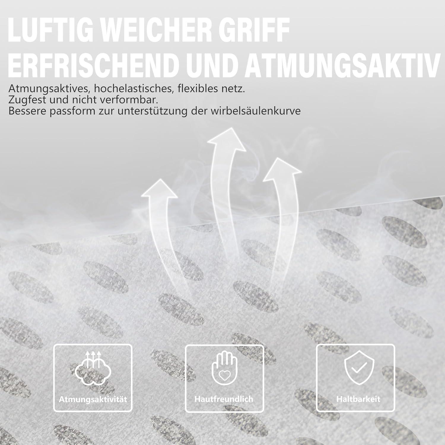 Gaming Stuhl Bürostuhl Stoff Tasche Massage Kissen Fußstütze