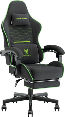 Ergonomischer Gaming Stuhl mit Massagefunktion und Fußstütze