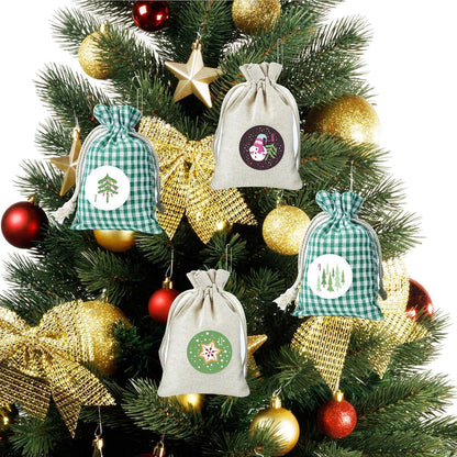 Adventskalender zum Befüllen Stoffsäckchen