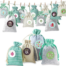 Adventskalender zum Befüllen Stoffsäckchen Weihnachtskalender für