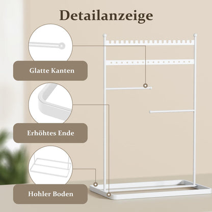 Schmuckständer Organizer für Halskette Armband Ohrringe