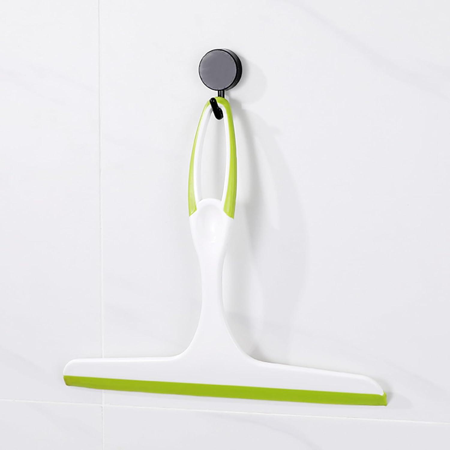 Duschabzieher Gummi Grün für Spiegel Fenster Bad Glasschieber