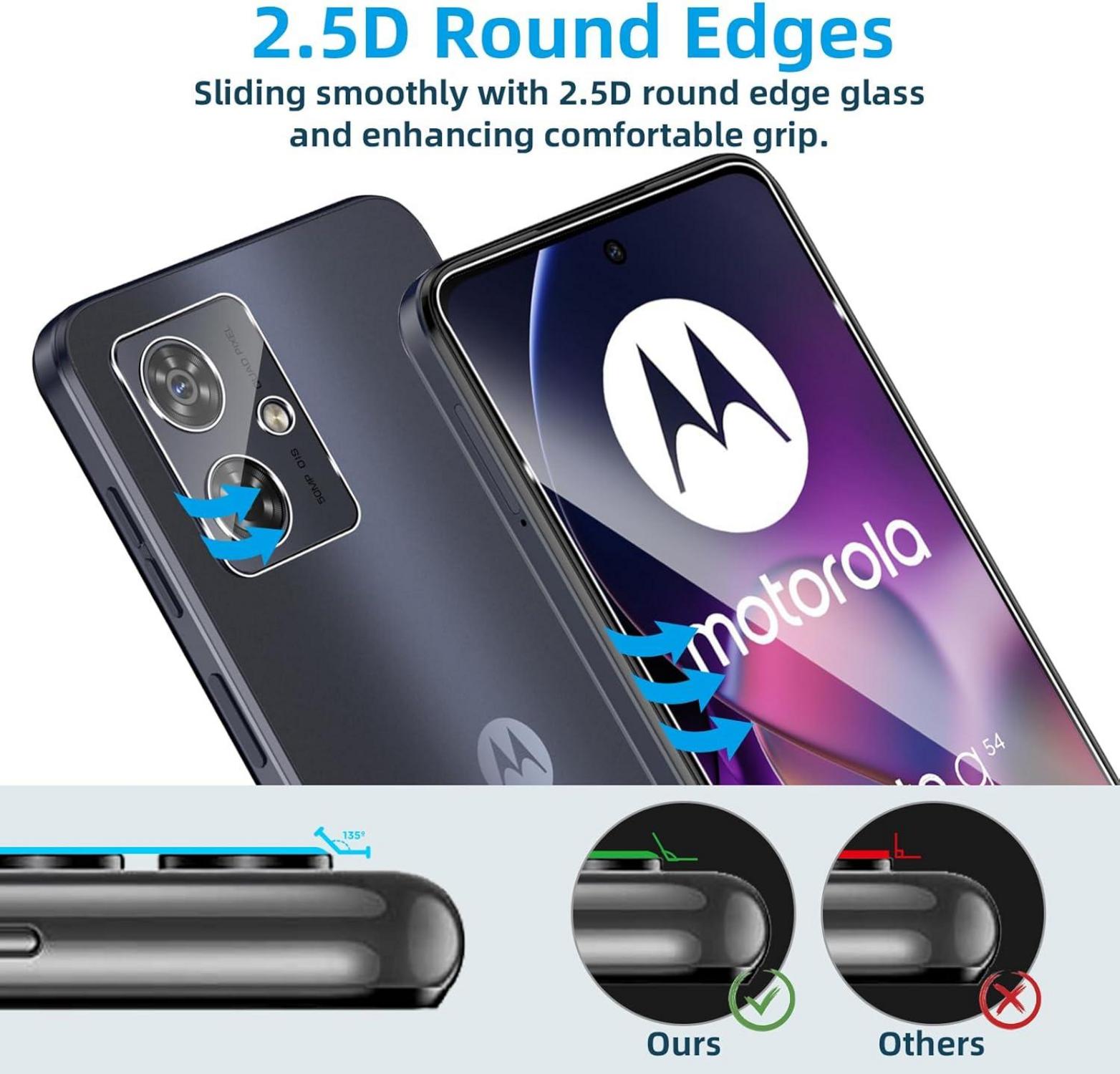 Panzerglas Schutzfolie für Motorola Moto G54 5G 9H Displayschutz
