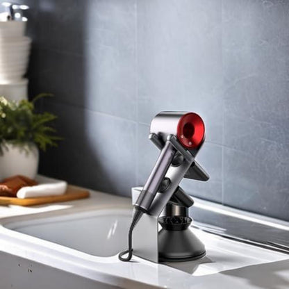 Fönhalter Dyson Supersonic Haartrocknerhalter Grau ohne Bohren