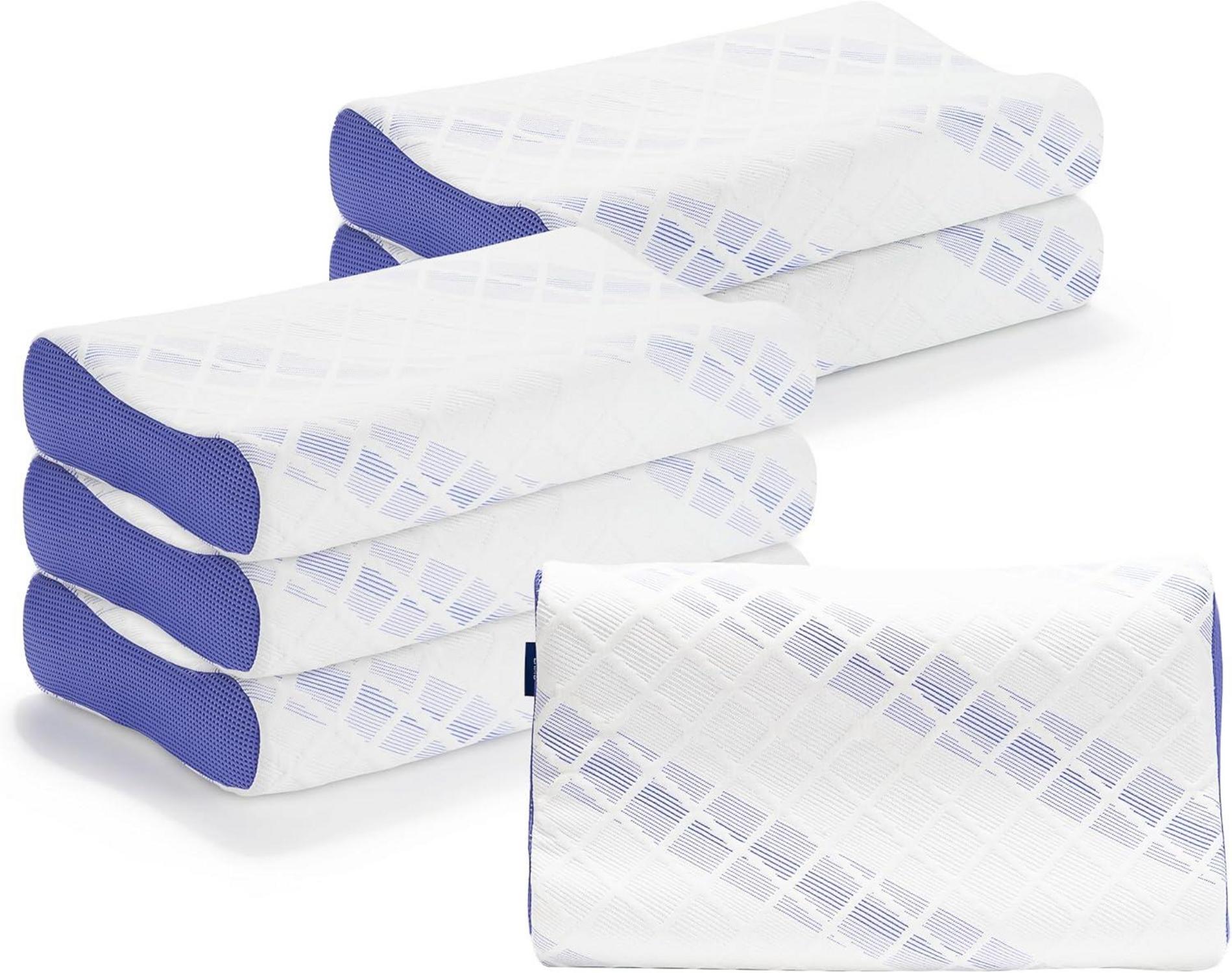 Nackenkissen Höheneinstellbar Memory Foam Seitenschläferkissen