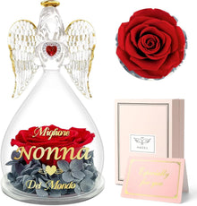 Ewige Rose Engel Figur Geschenk Beste Oma der Welt