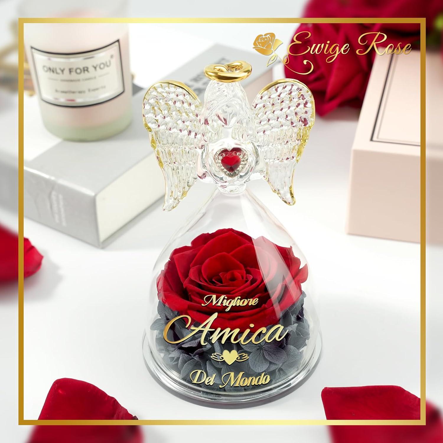 Sunia Ewige Rose Engel Figur Beste Mama der Welt Geschenk