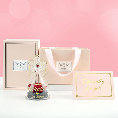 Ewige Rose Engel Figur Beste Mama Geschenk Frauen