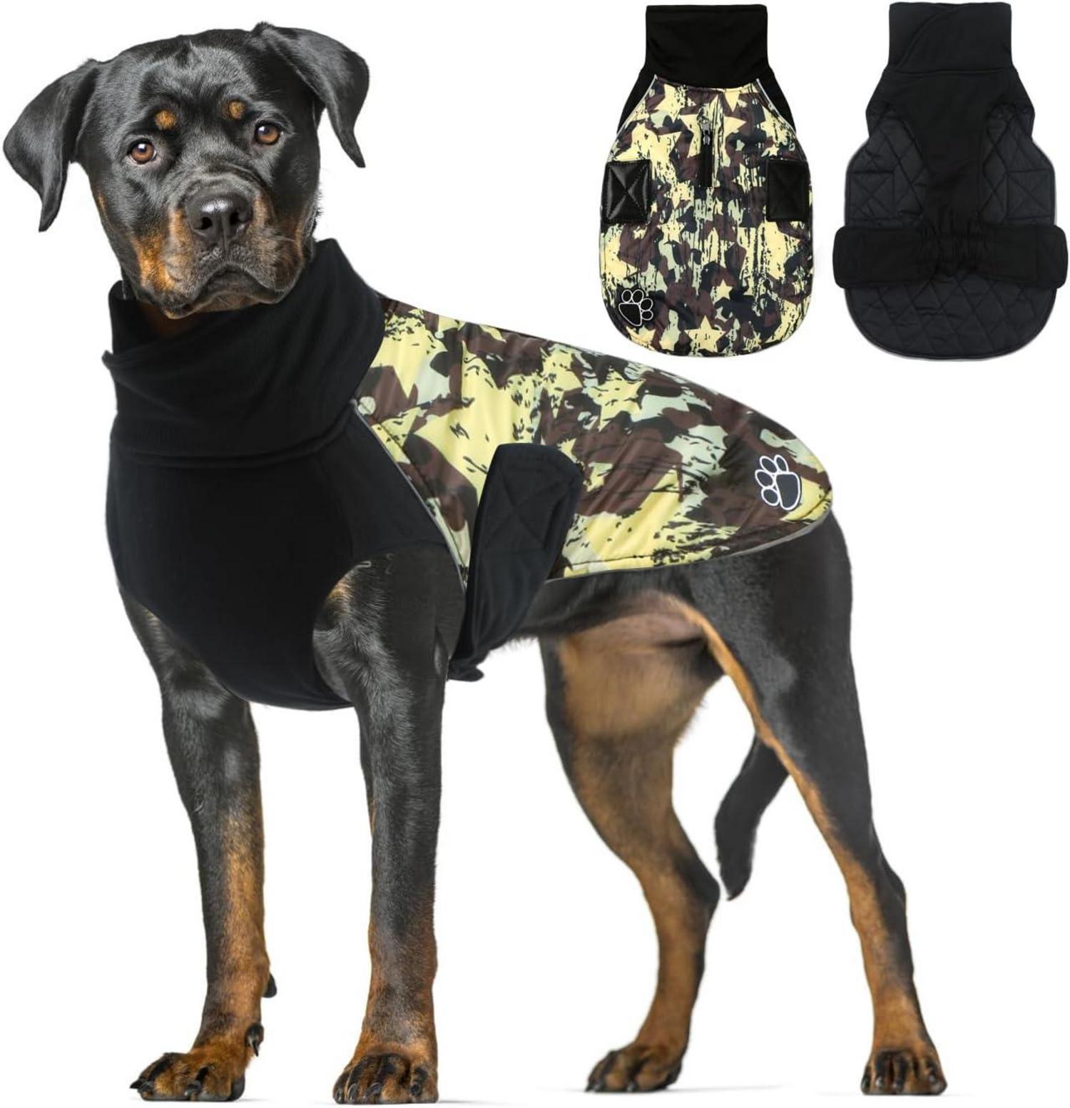 Hundemantel Winter wasserdicht reflektierend Klettverschluss warm
