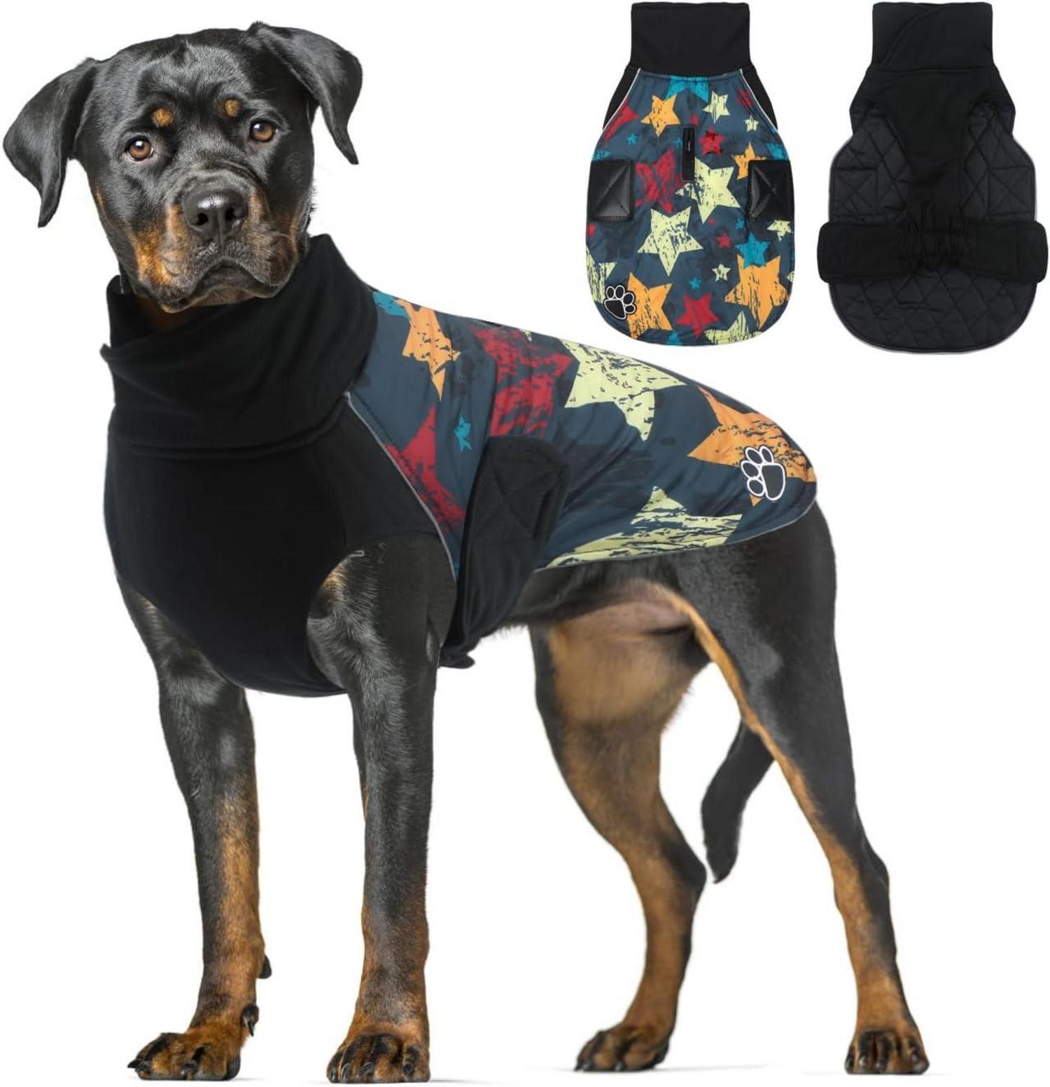 Hundemantel Winter Hundepullover Regendicht Reflektierend XXXL