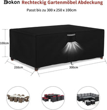 Abdeckung für Gartenmöbel 300x250x100cm Wasserdicht