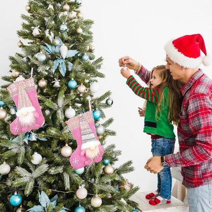 Nikolausstrumpf Kinder Set Weihnachtsstrumpf Personalisiert Flannel